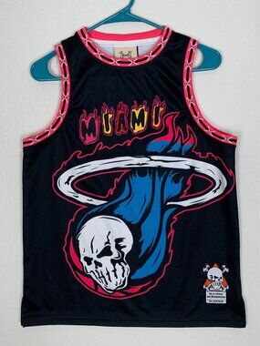 X Brand Miami Heat LeBron Dwyane Wade Jersey